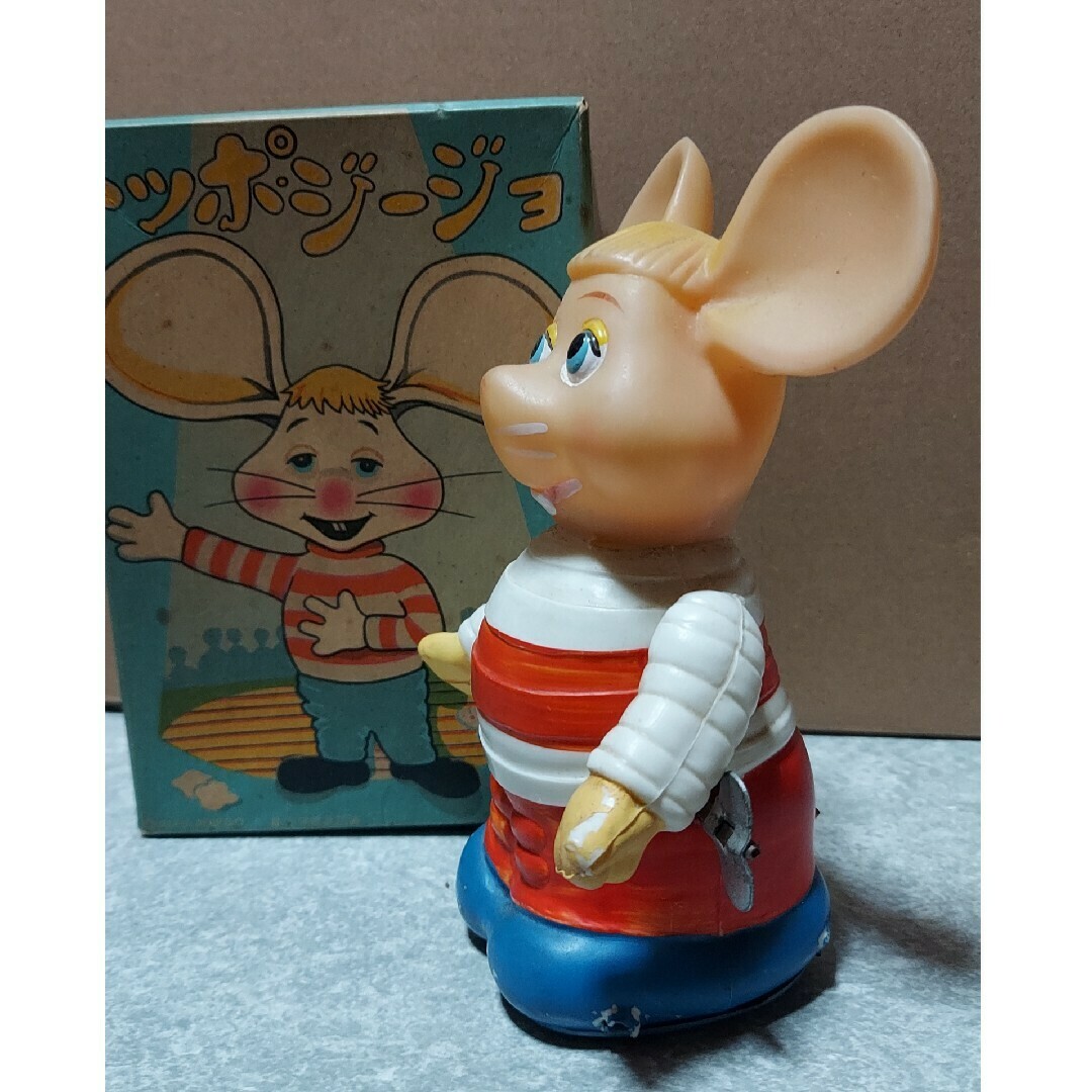 昭和レトロ 当時物 トッポジージョゼンマイ箱付き トップ 昭和レトロ