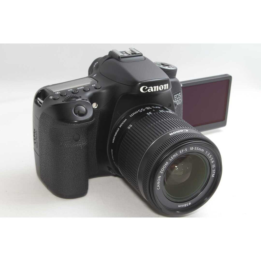 ☆ Canon EOS 70D 高性能 手ブレ補正 IS STMレンズ付 ダブルレンズセット