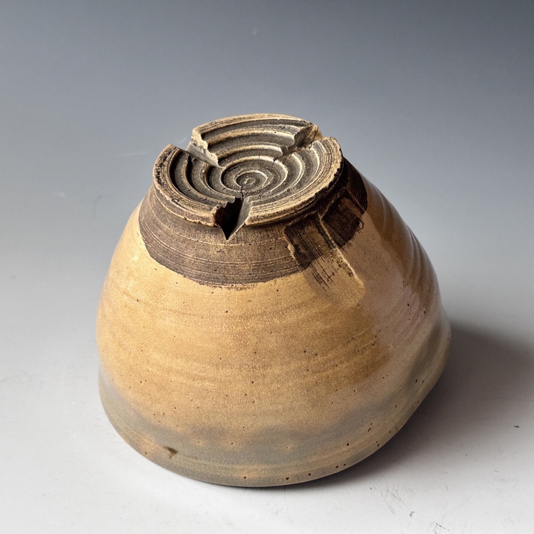 茶道具対州御本茶碗江戸中期佐々木三味極書銘「鳴門」古美術濃茶茶