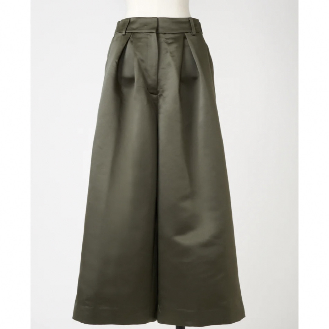 heve サテンガウチョパンツ36