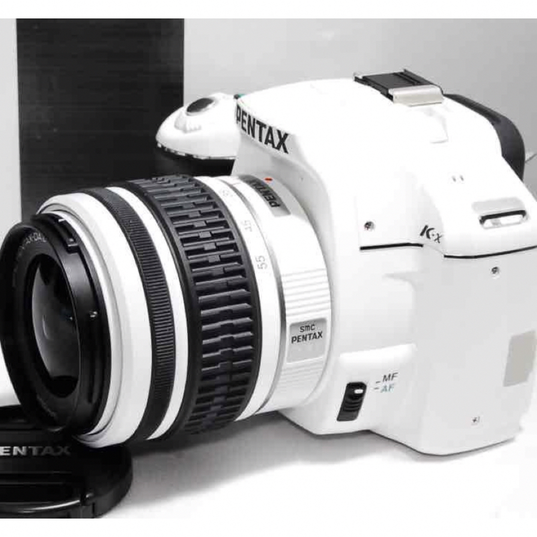 ❤スマホ転送OK❤ ペンタックス K-x 一眼レフカメラ ホワイト ❤スマホ