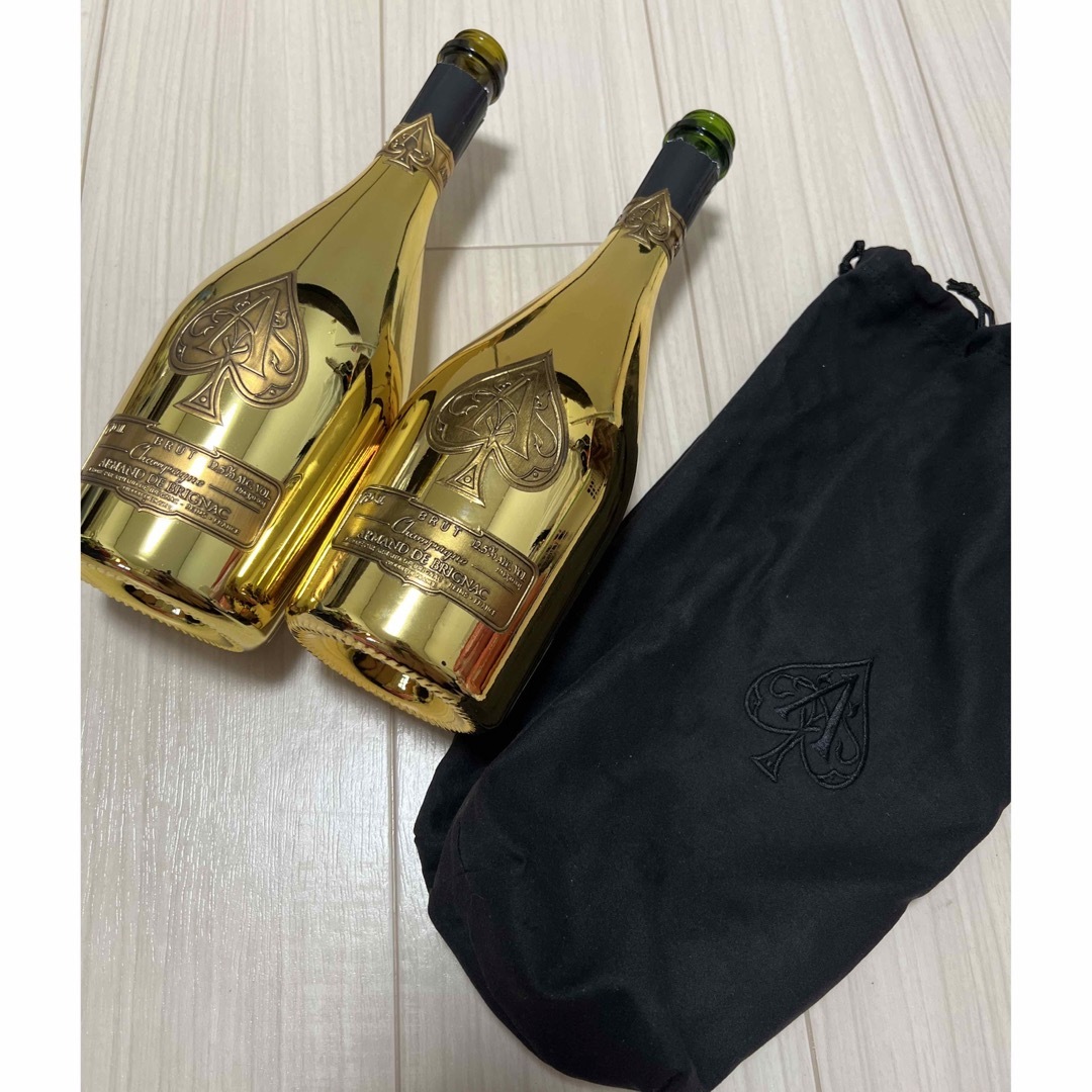アルマンド ブリニャック ゴールド シャンパン 空瓶 ボトル 外箱 専用BOX