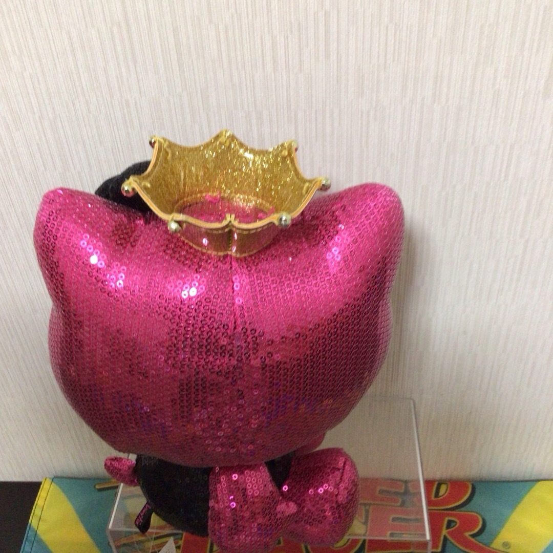 ハローキティVivitix ぬいぐるみスパンコールピンク