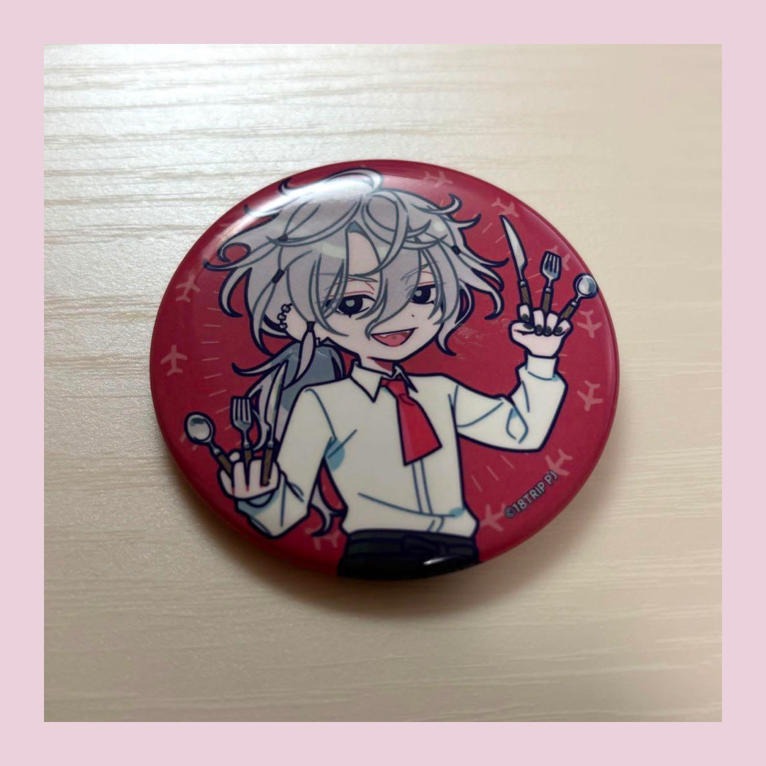 エイトリ 18TRIP 百目鬼潜 ビーズログ 缶バッジ B's-LOG 潜 18trip