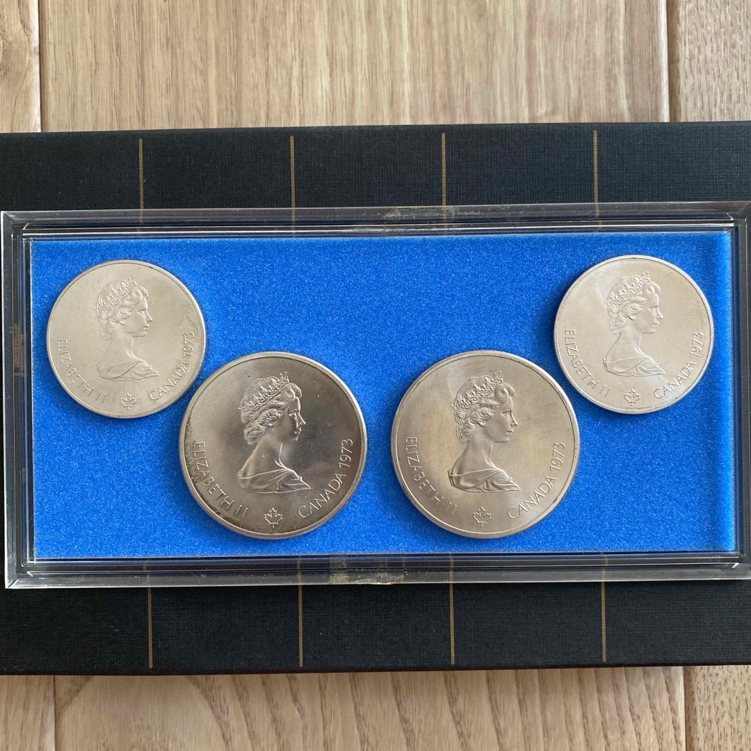 カナダ モントリオールオリンピック 1976年記念銀貨プルーフ4枚セット