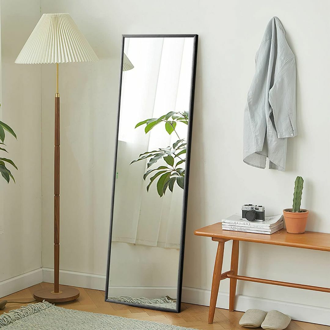 サイズ:144*32CM_色:ブラック】mirahope 全身ミラー 姿見鏡 の通販 by