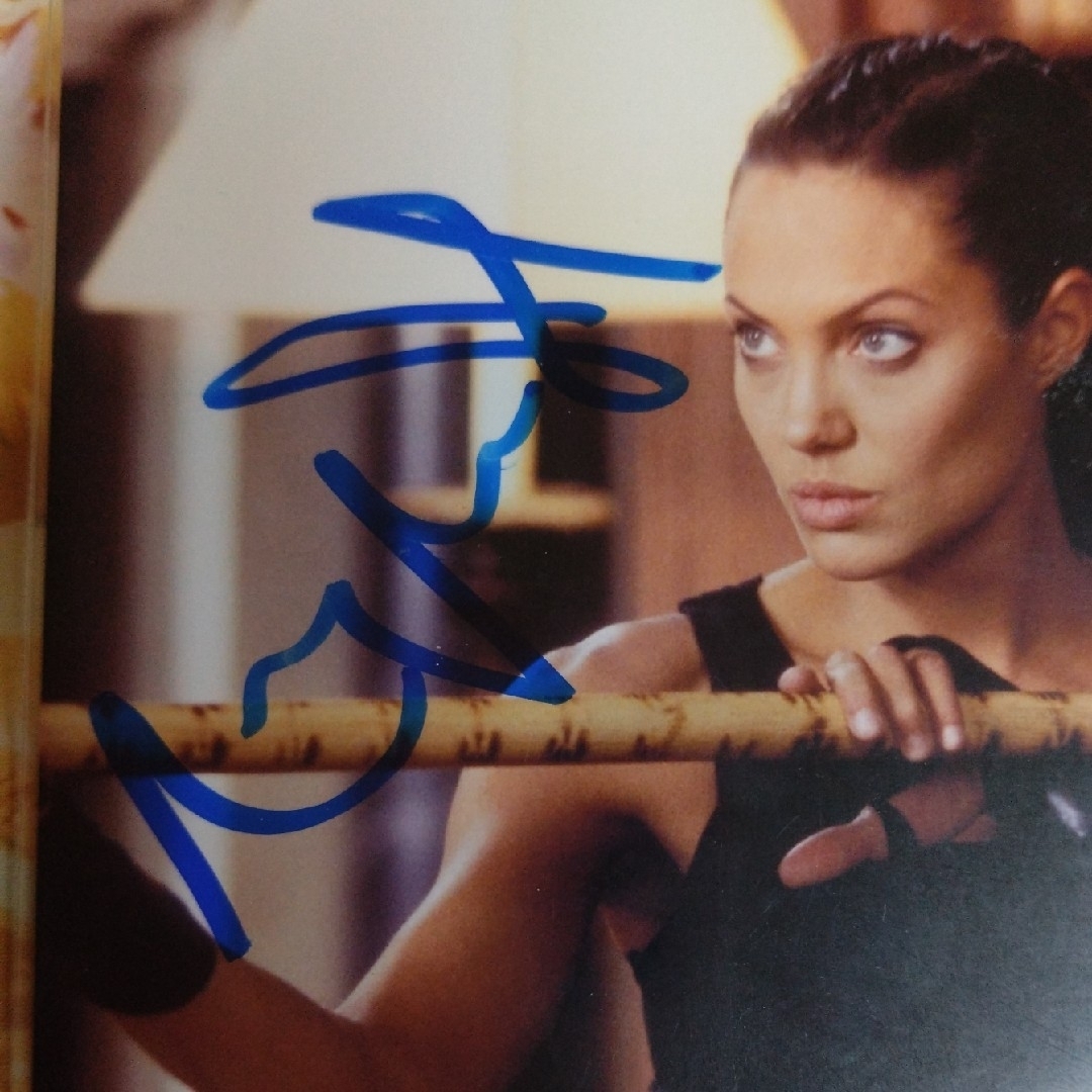 アンジェリーナジョリー 証明書付 サイン オートグラフ アンジェリーナ