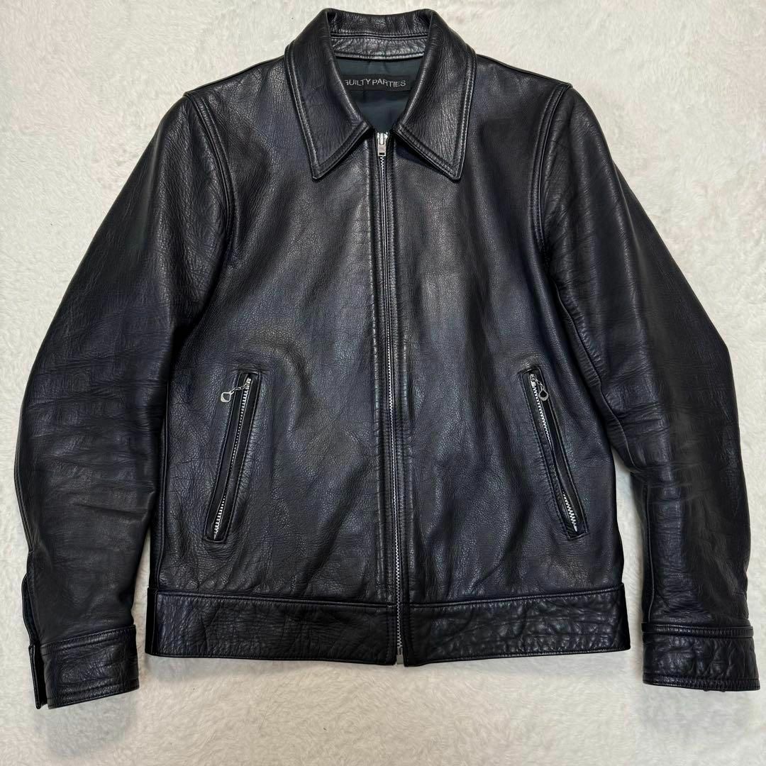 GUILTY PARTIES ブラックレザージャケット