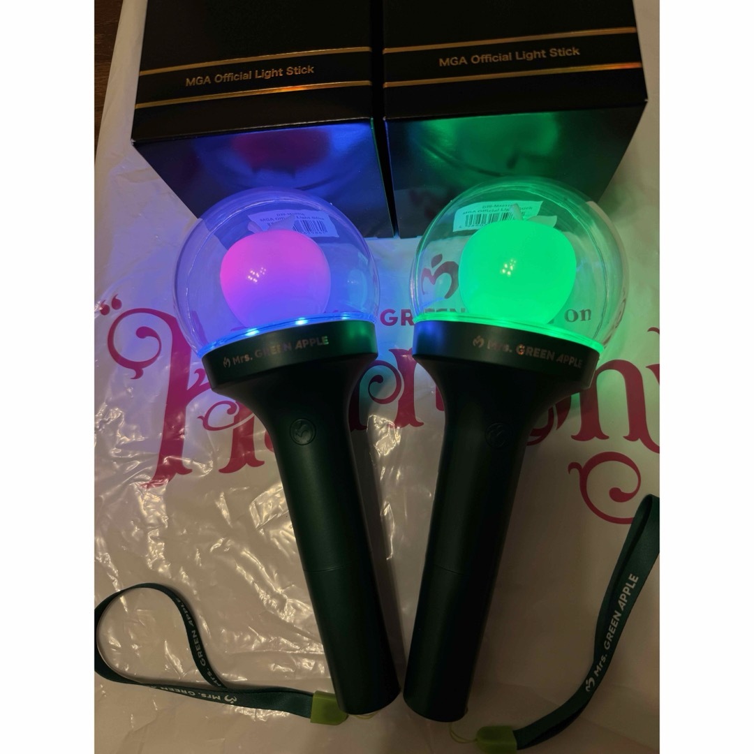 Mrs. GreenApple ペンライト 2本セット Mrs. GREEN APPLE ペンライト 2
