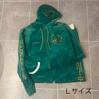 THE RAMPAGE 24karats ベロア素材ジャージ下 緑 THE RAMPAGE 24karats