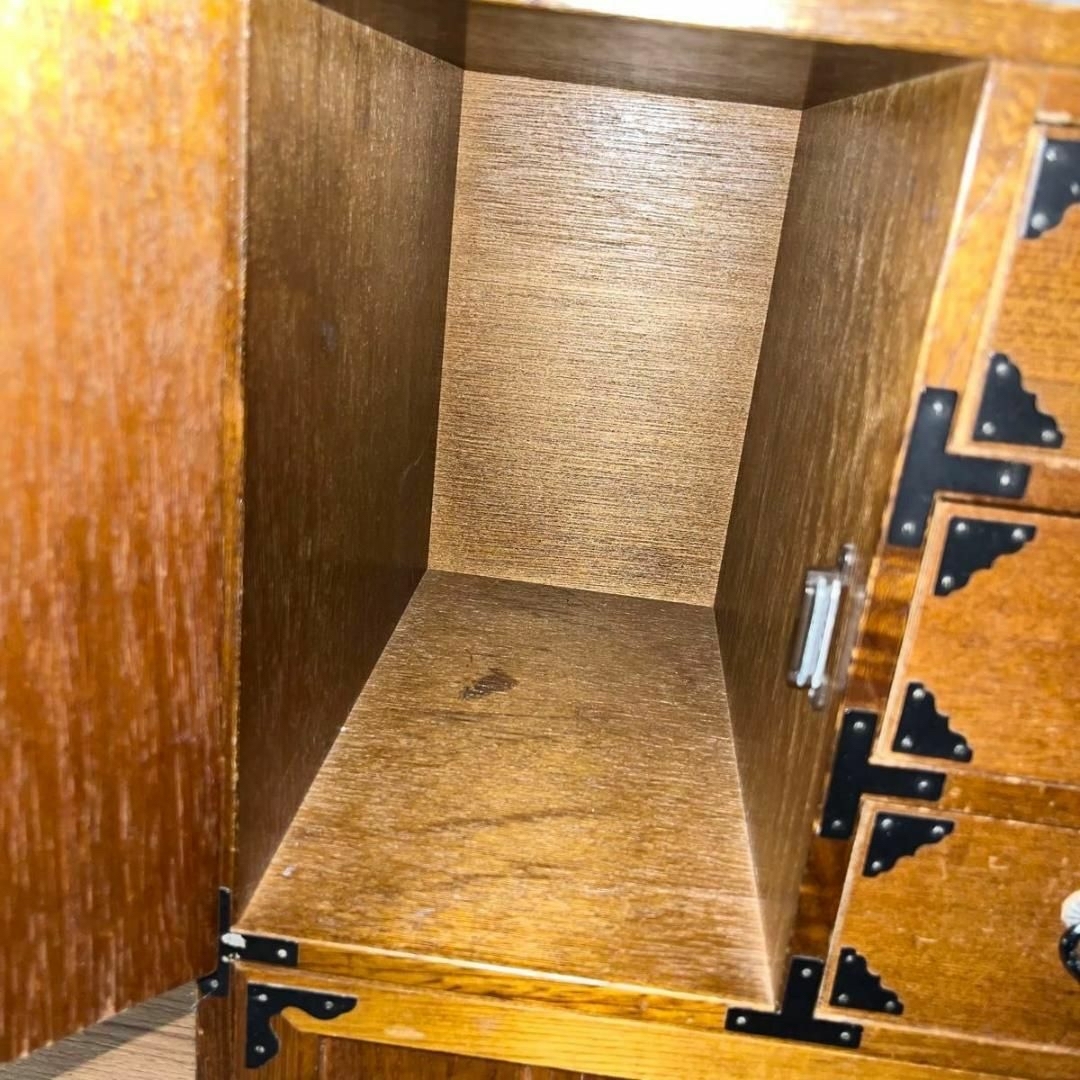 箪笥 裁縫箱 木箱 からくり 隠し引き出し 古道具 和ダンス レトロ 希少品