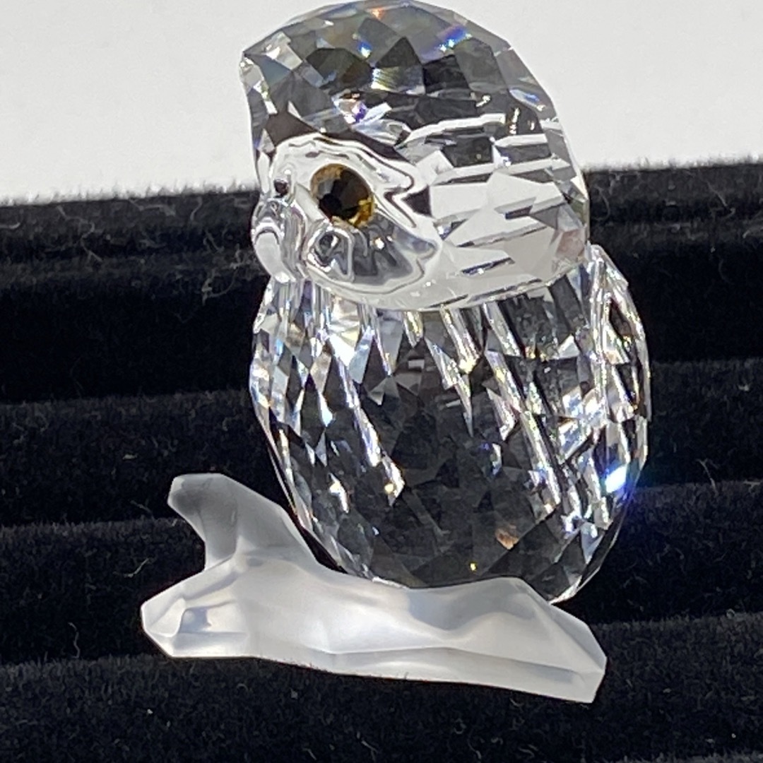 スワロフスキー クリスタル製 幸運の小鳥オブジェ スワロフスキー