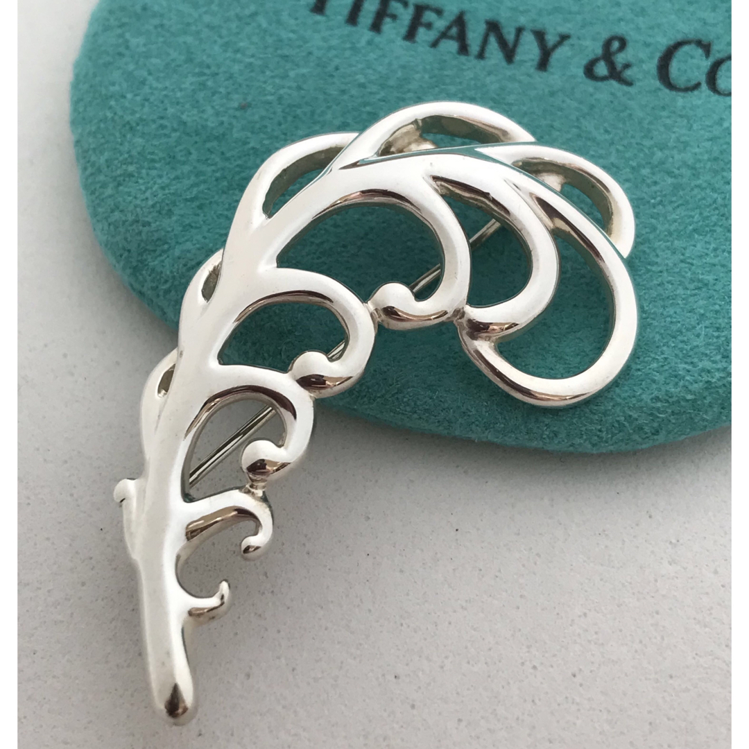 ティファニー パロマピカソ フェザーモチーフ ブローチ シルバー925