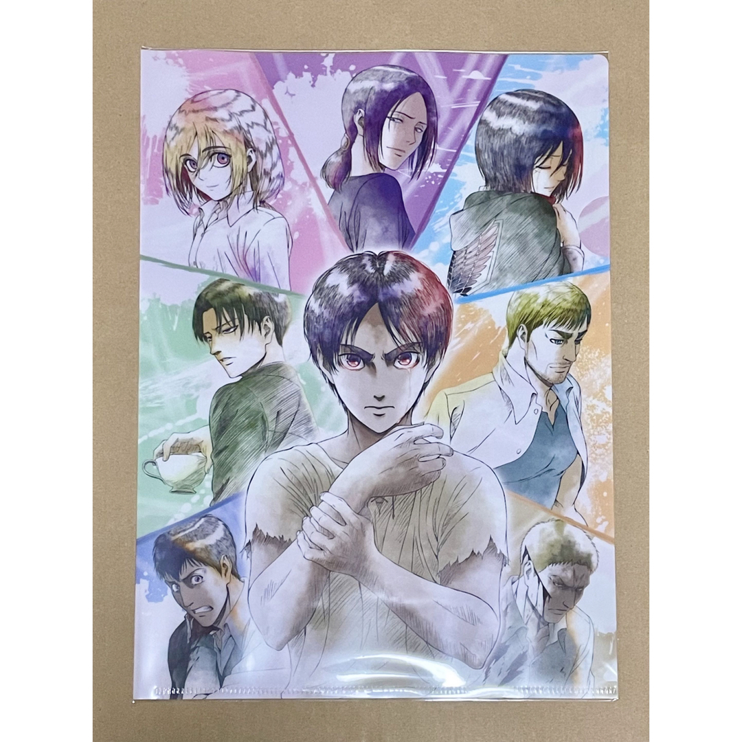 進撃の巨人 浅野恭司原画展2017 クリアファイル 4種セット 貴重 進撃の