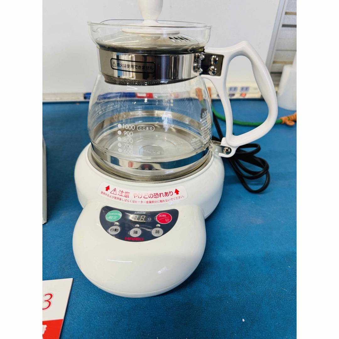 中古☆HARIO/ハリオ HMJ3-1000 マイコン煎じ器3 1000ml 漢方薬・健康茶