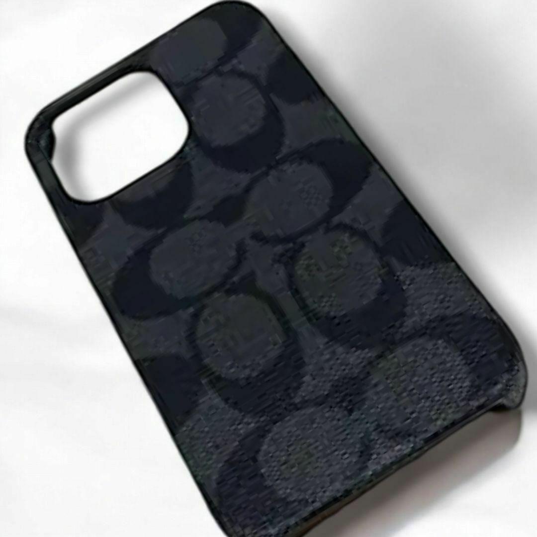 COACH iPhone13 pro 対応 ケース C8023 GRAPHITE