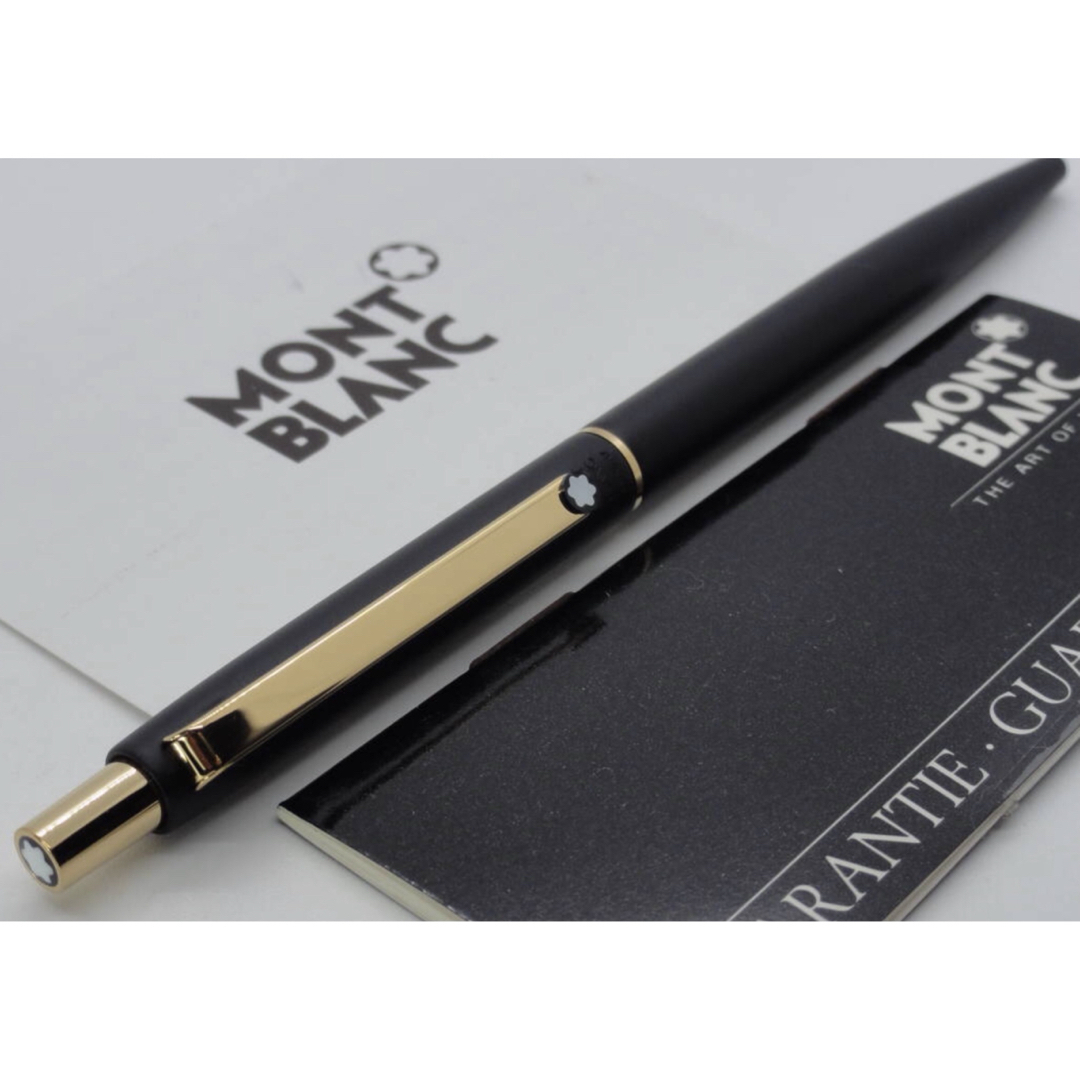 極上の モンブラン ☆No2918ブラックカラー軸ゴールドプレート☆ボールペン