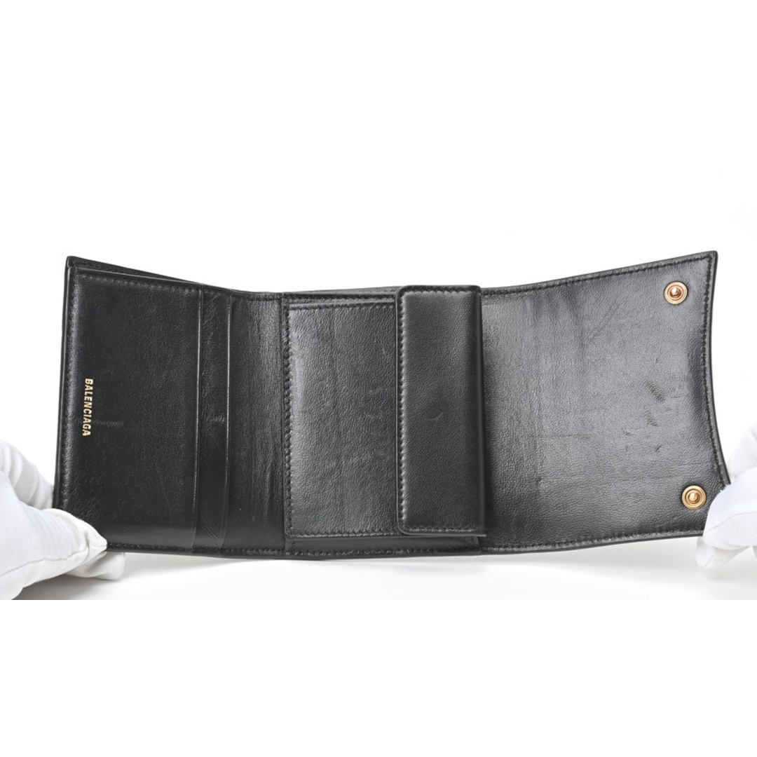 バレンシアガ / BALENCIAGA Bロゴ 三つ折り コンパクトウォレット