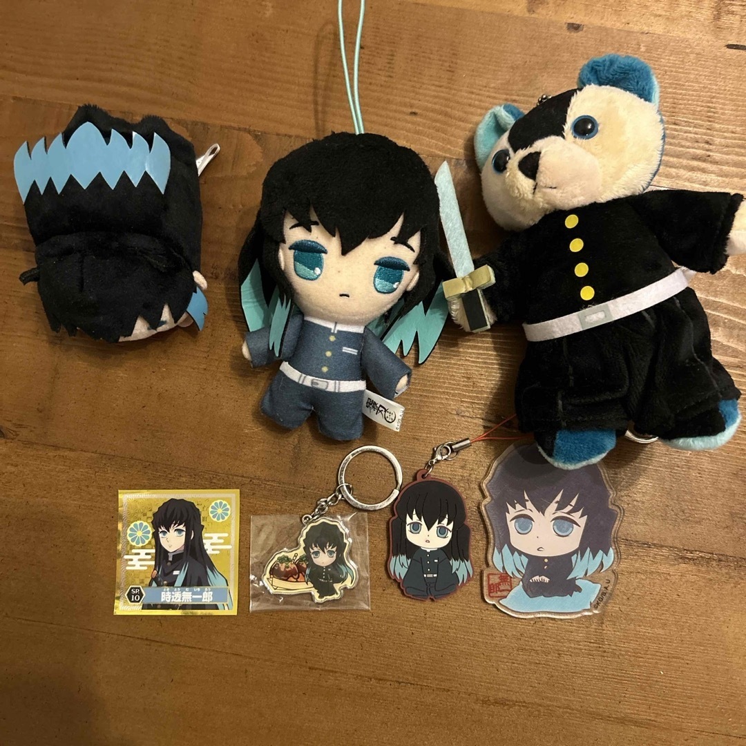 時透 無一郎 7点セット ぬいぐるみ キーフォルダ