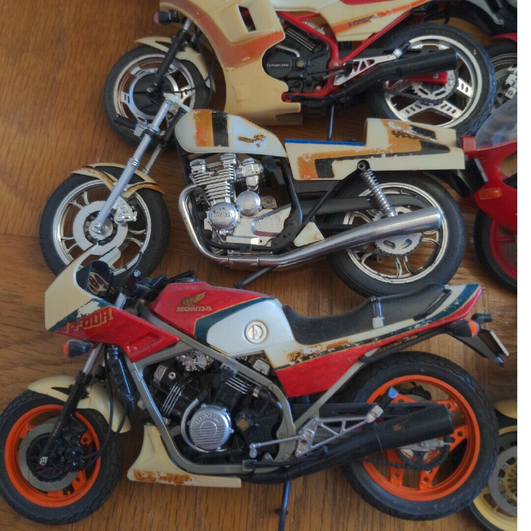 ジャンク 大量 組立済み バイク プラモデル/ホンダ ヤマハ スズキの