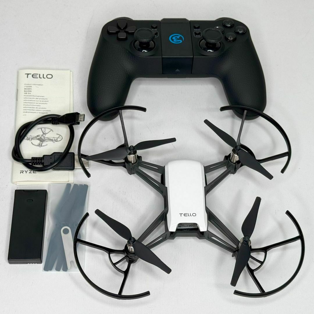 ドローン DJI Tello 送信機セット & 専用ケース・付属品付き