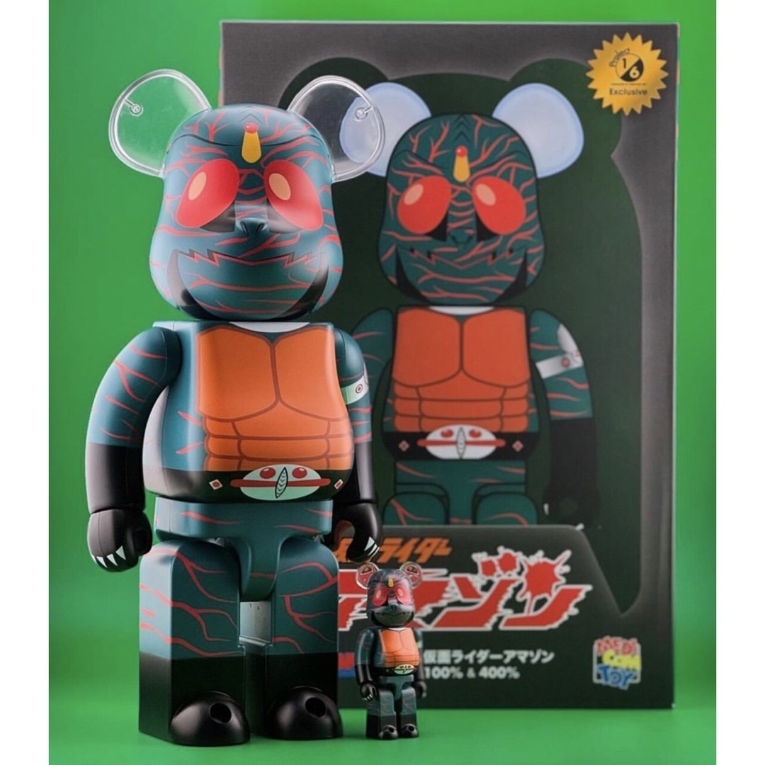 MEDICOM TOY - BE@RBRICK 仮面ライダーアマゾン 100％ & 400％の通販