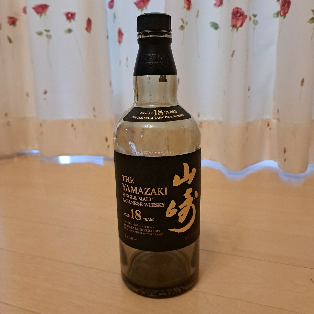 山崎 18年 空瓶7.空箱7 山崎 18年 空瓶7本（