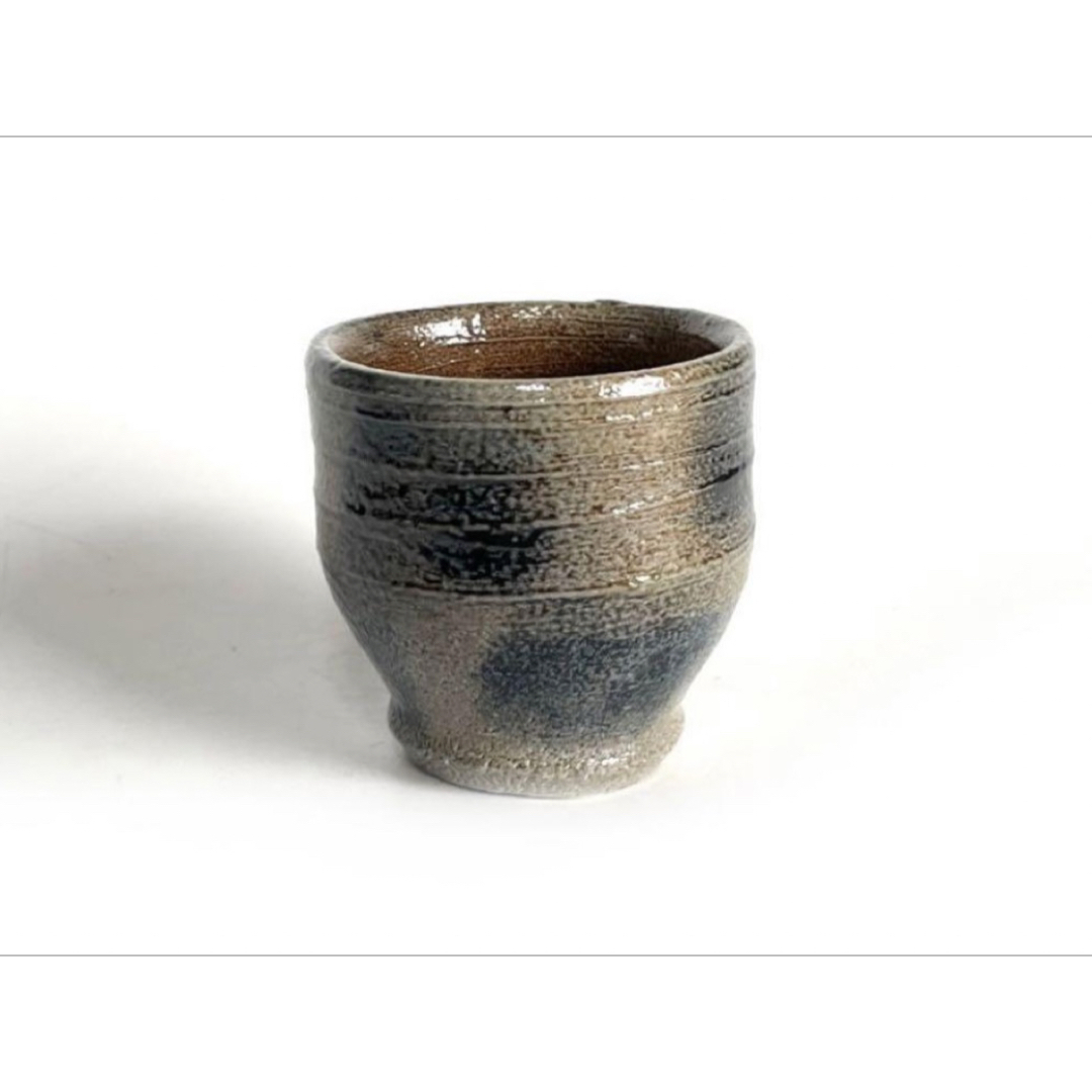 陶芸家 人間国宝 濱田庄司 浜田庄司 盃 ぐい呑 酒器 益子焼 晋作識箱