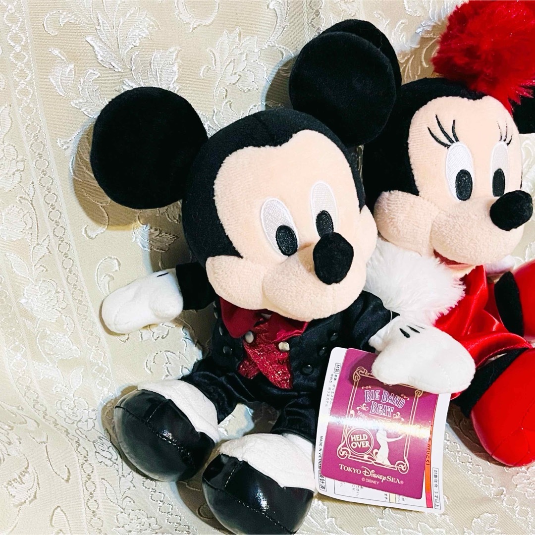 ビッグバンドビート、ぬいぐるみ、ミッキー、ミニー、チークトゥチーク