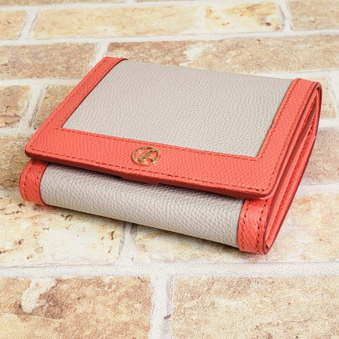 agnes b. - 未使用 アニエスベー ☆ バイカラー レザー 二折財布 未