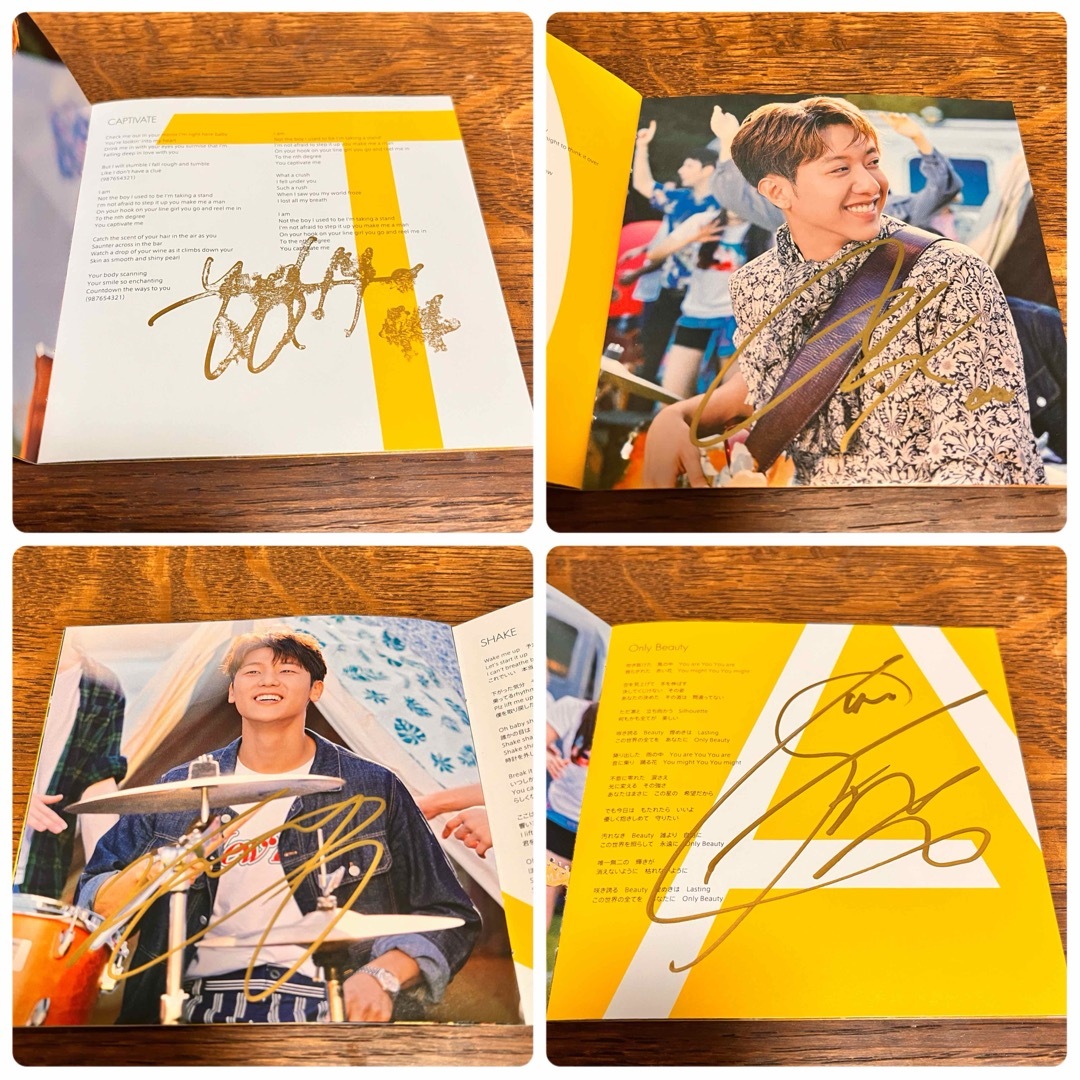 CNBLUE 直筆サイン入り クリアファイル