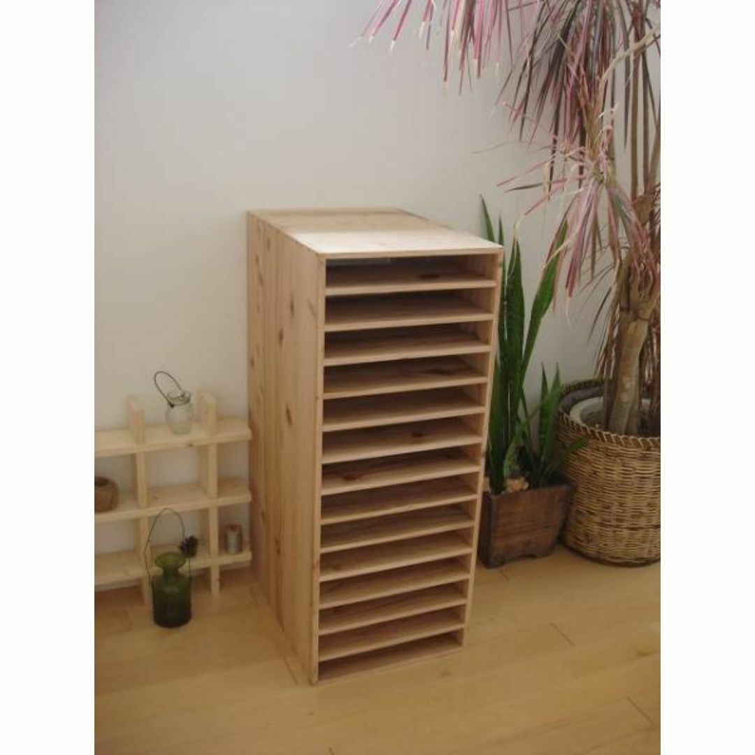 ☆送料無料☆サイズ変更可能☆木製5段引き出し③無垢材クローゼット