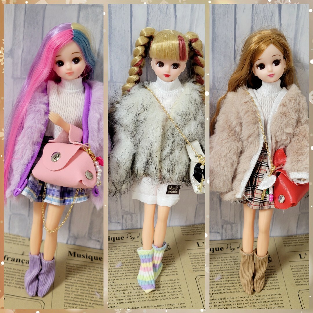 リカちゃん ジェニーちゃんサイズ 靴下 11点セット リカちゃん