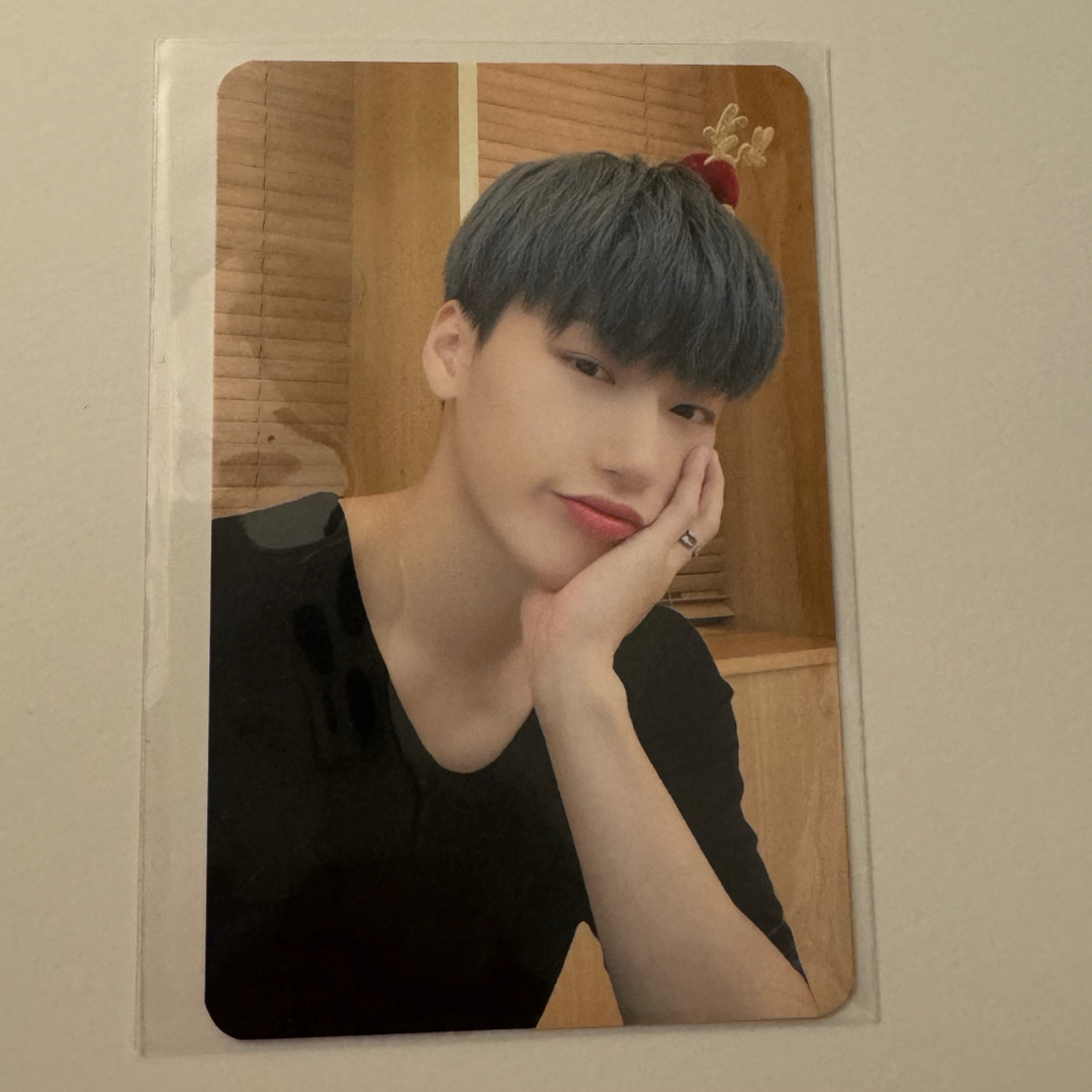 ATEEZ ミンギ MINGI 直質サイン入り ポラロイド チェキ ATEEZ ミンギ