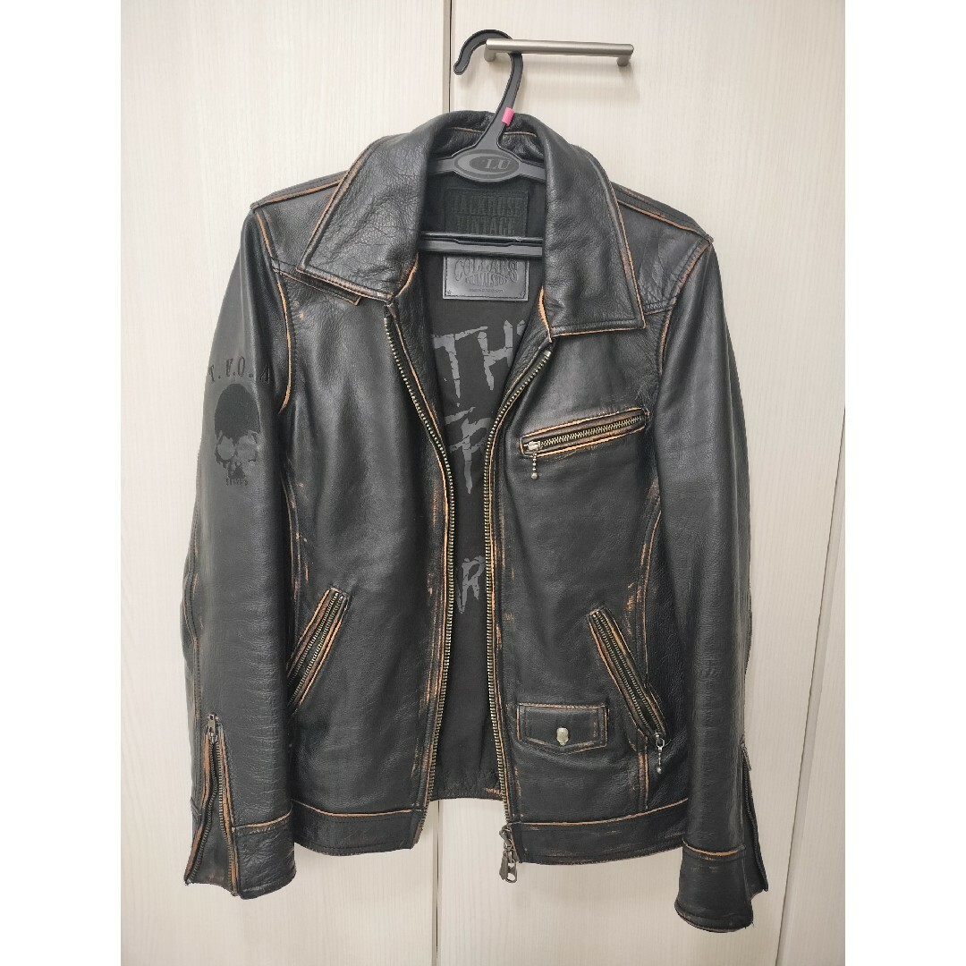☆希少☆ジャックローズ × カラーズ 武装戦線 ライダースジャケット 本革