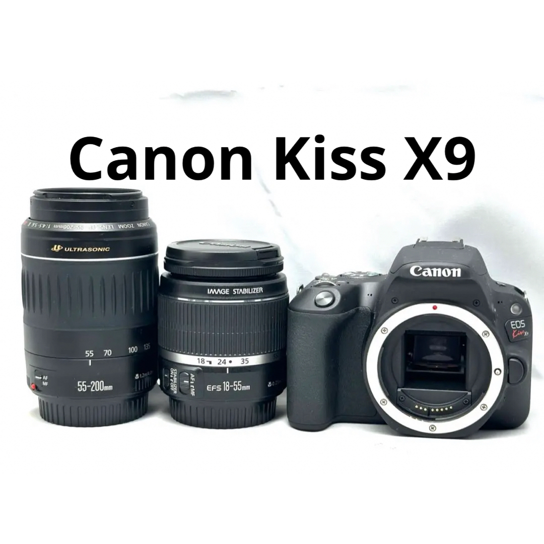 ショット数少ない！Canon EOS Kiss X9ダブルズームレンズキット♪
