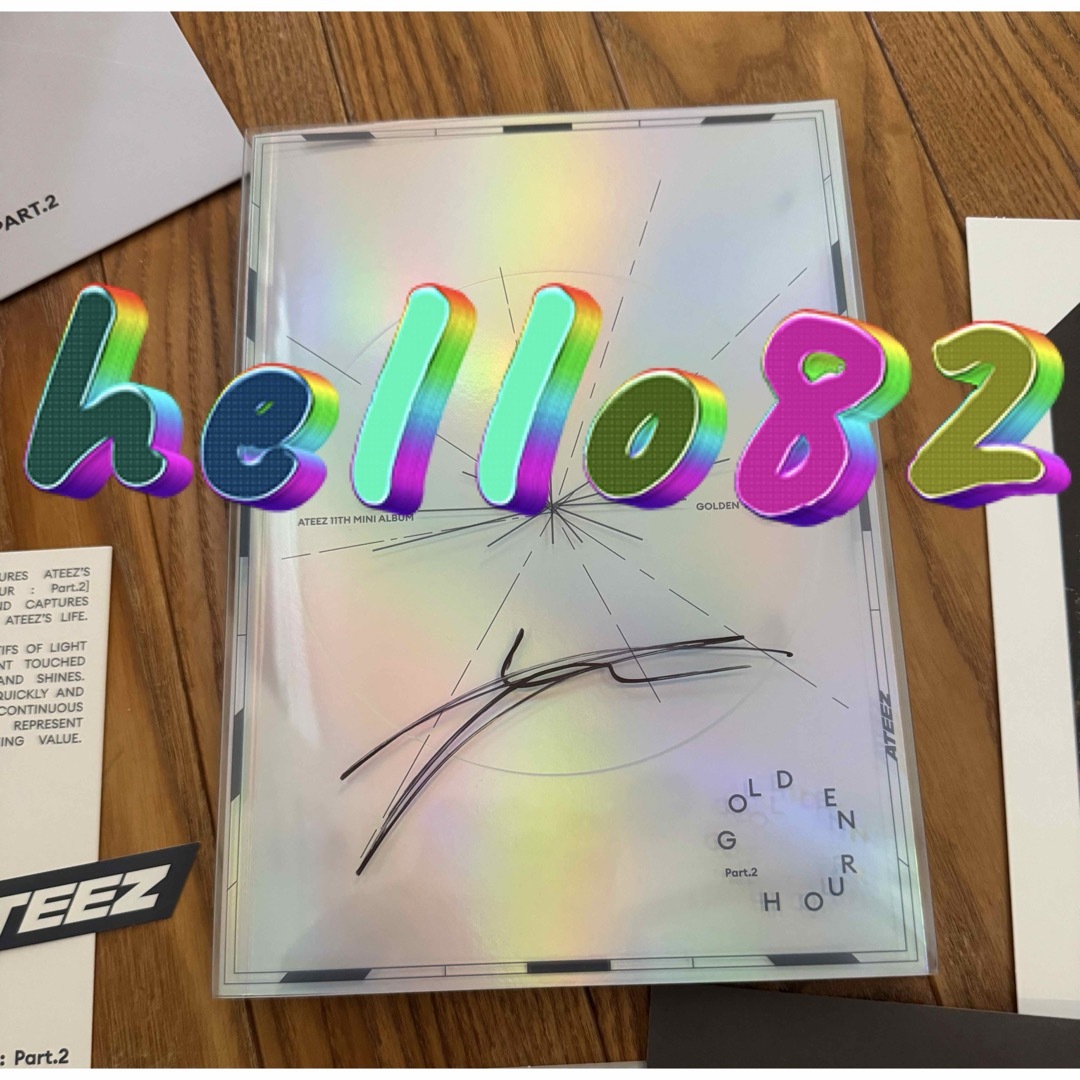 ATEEZ サイン入りトレカセット ATEEZ アチズ ミンギ 直筆サイン入り