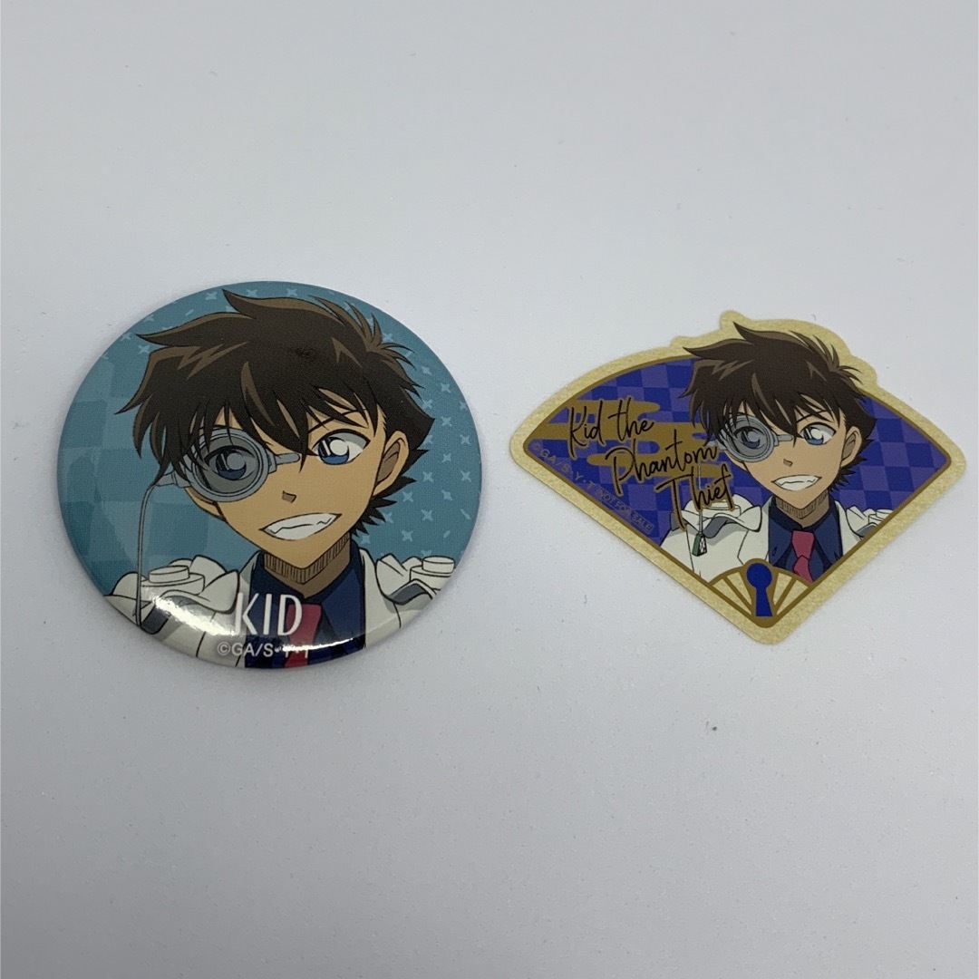 名探偵コナン怪盗キッドキャラバッジコレクション特典カードミニ缶バッジ