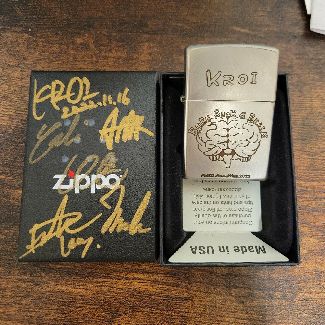 Kroi」「MINAMI WHEEL 2022」コラボモデル Zippo
