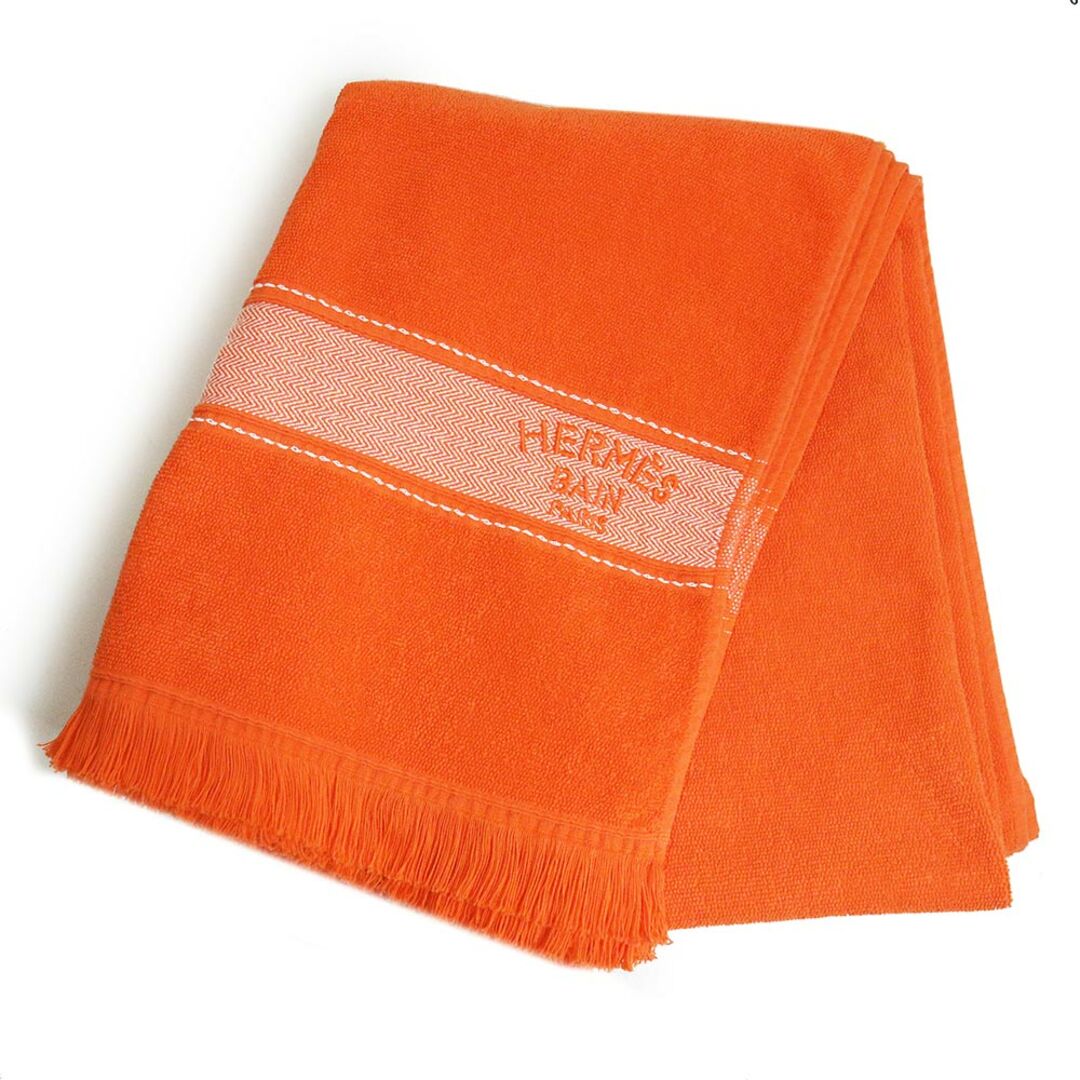 HERMÈS オレンジ ビーチタオル
