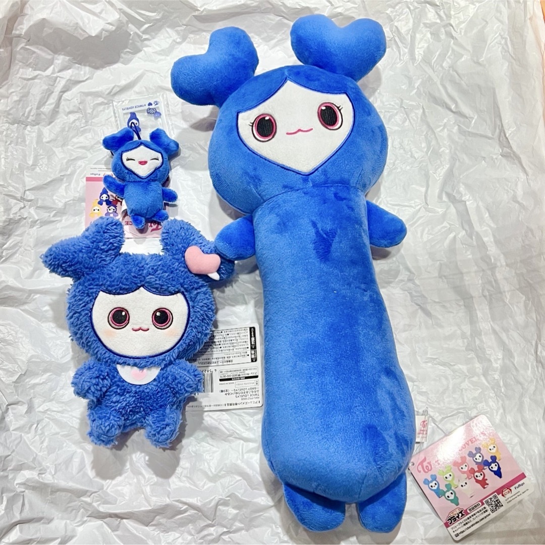 TWICEふわもこおすわりのびふにゃチャーム付きマスコット全種セット②
