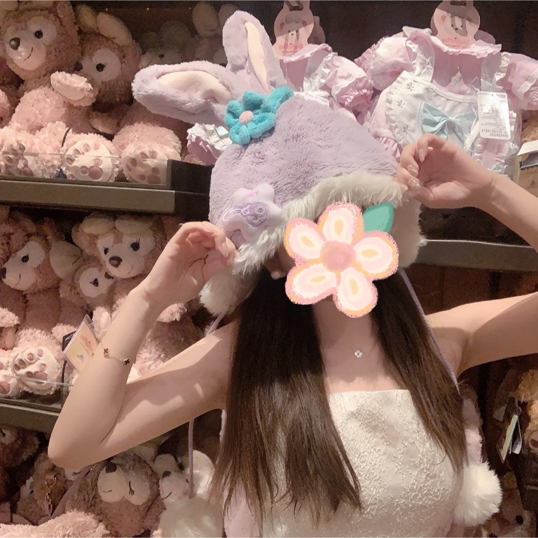 ステラルー 帽子付 手袋付 ブランケット ポンチョ 被り物 上海