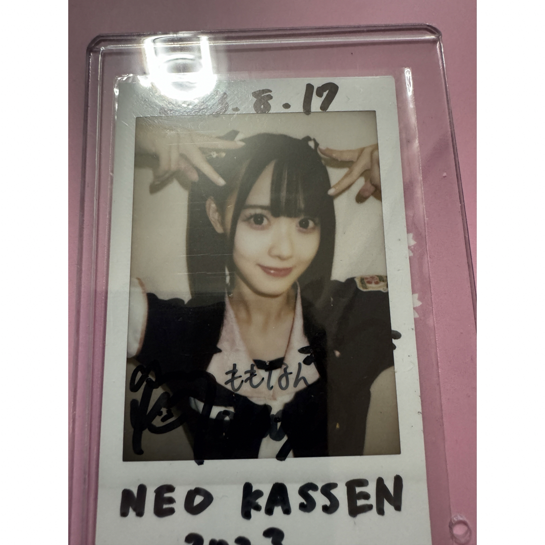 高嶺のなでしこ 松本ももな チェキ アンチファン衣装 直筆サイン入り