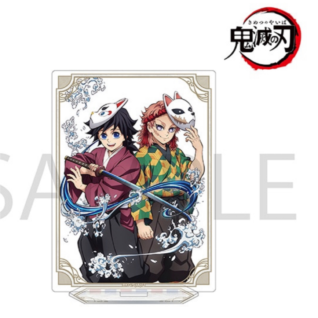 鬼滅の刃 柱描き下ろしイラスト WEBSHOPくじ 錆兎 E賞 44mm缶