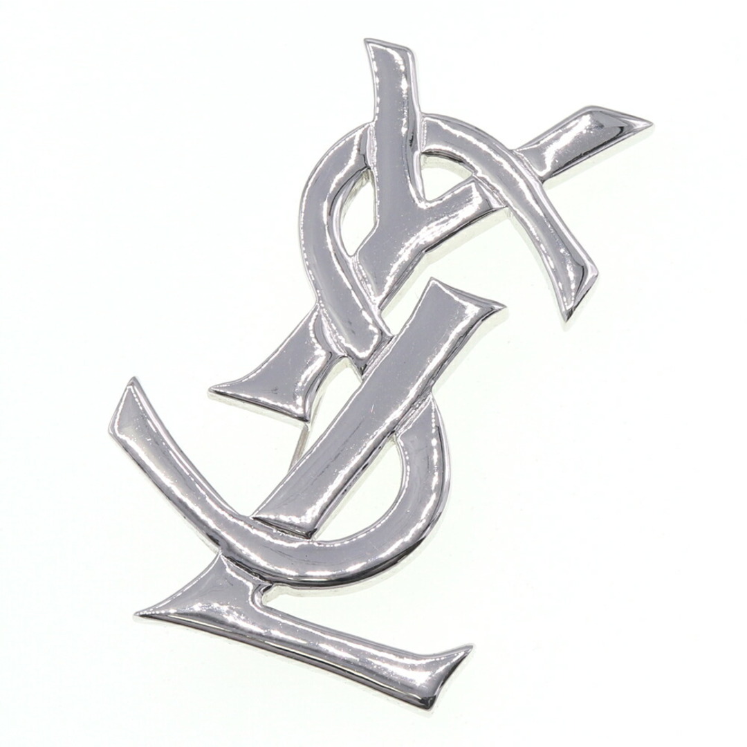 サンローラン YSLブローチ 銀色 Saint Laurent 楽天市場】【3日間限定