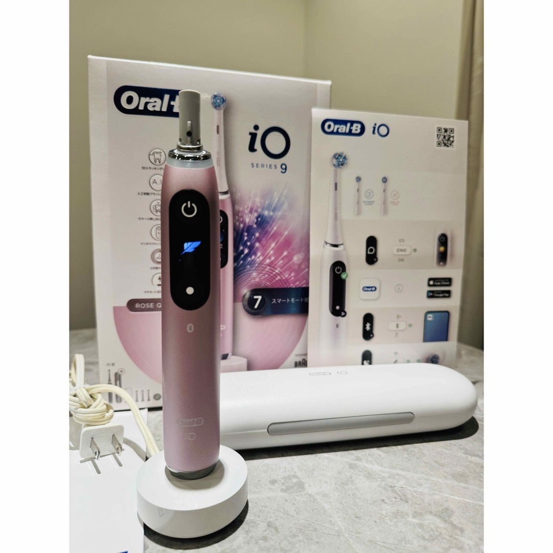 Oral-B iOシリーズ 9 電動歯ブラシ ピンク