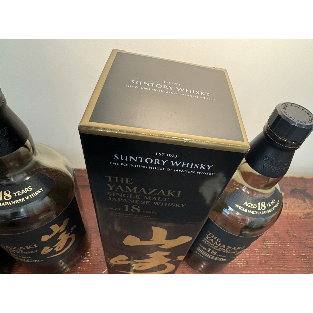 サントリー 山崎18年 空瓶 箱付 700ml 2セットSUNTORY