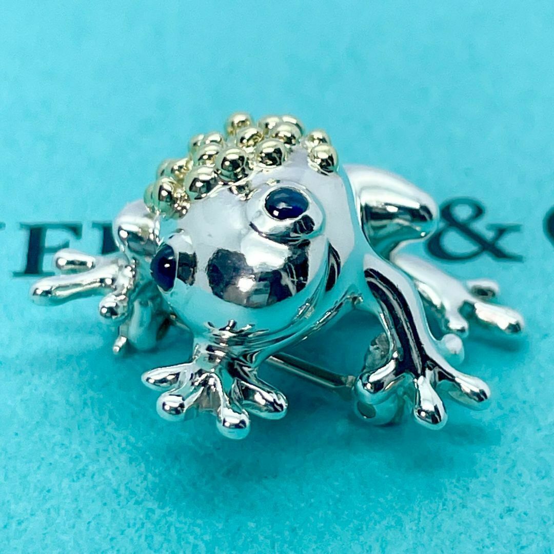 美品 ティファニー シルバー ブローチ ダブル リーフ オープンダブル