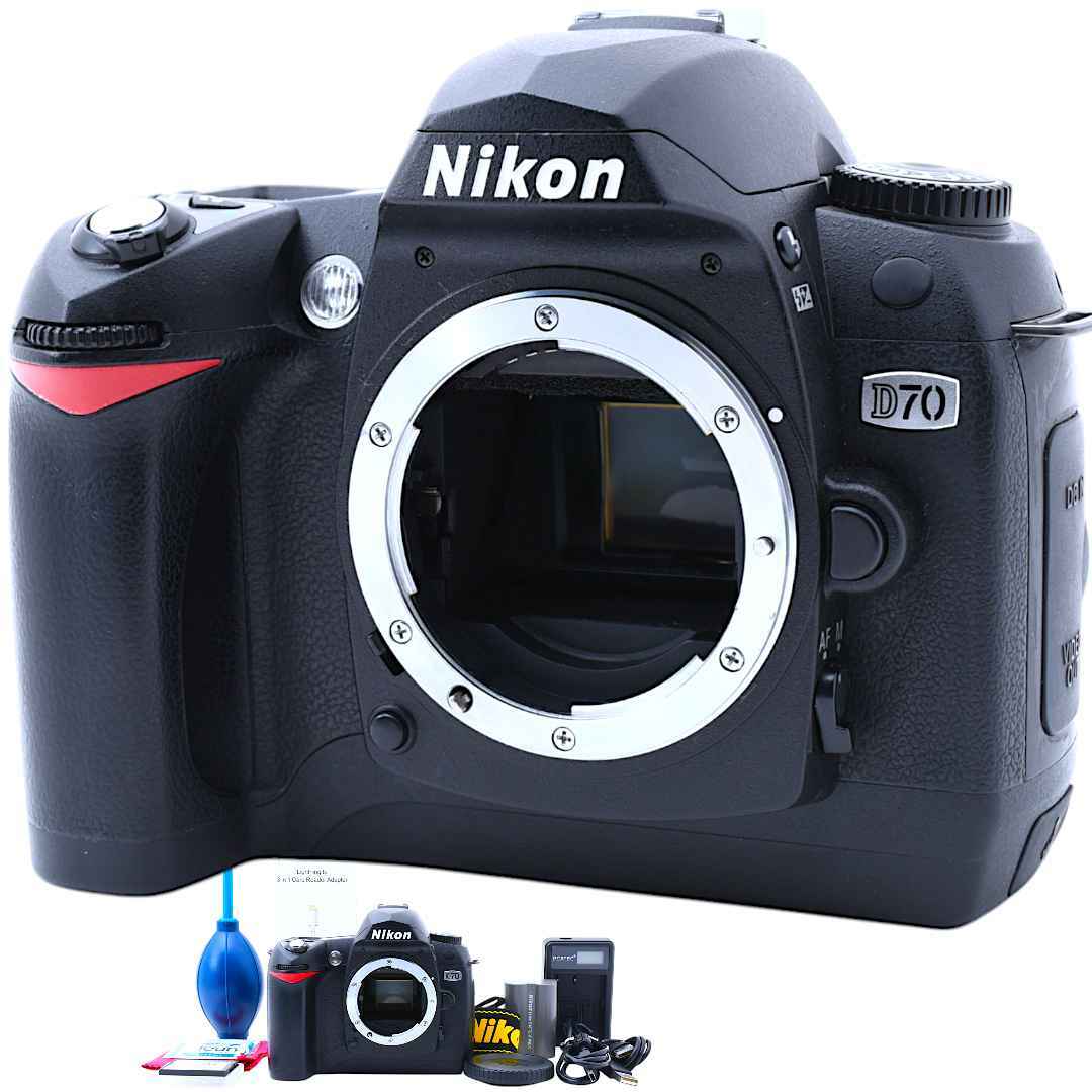 ☆スマホに送れる一眼レフ☆WiFi&望遠☆ Nikon D70セット♪ ccdカメラ 写真