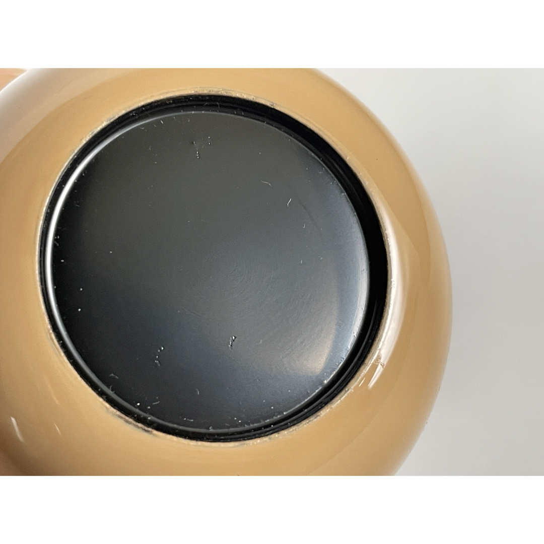 茶道具 越前蒔絵師 宮田宗景作 唐松蒔絵 中棗 共箱 V R5280 茶道具